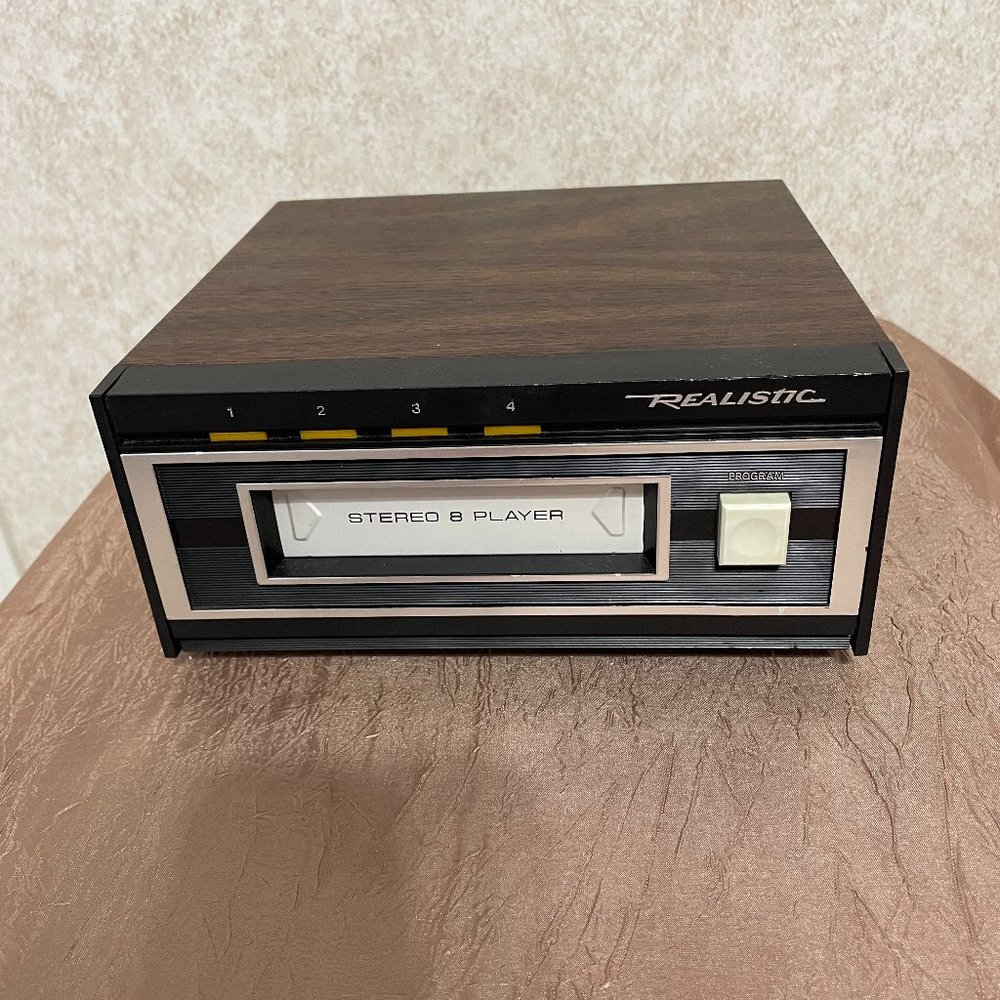 Realistic brand Stereo 8 track Player.